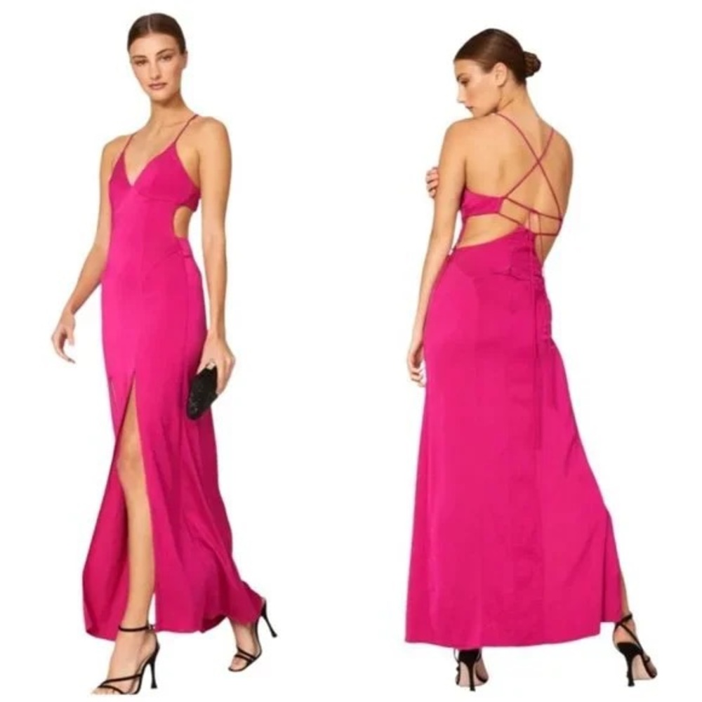 Manning Cartell Hot Pink Strappy Maxi Dress
